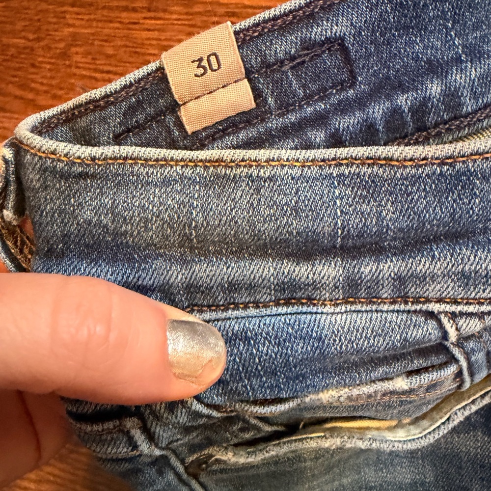 Citizens Of Humanity Light Blue Skinny Cropped Jeans - Picture 4 of 6